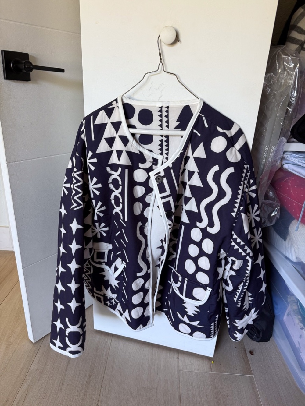Reversible Quilted Jacket - L - Picture 6 of 13